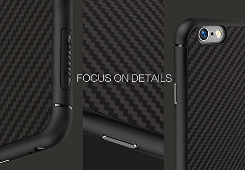 iPhone 6/iPhone 6S Case, Nillkin Synthetic Fiber Premium Bumper Slim Case Cover [Carbon Fiber][Compatible with Magnetic Phone Holder] for iPhone 6/iPhone 6S 4.7