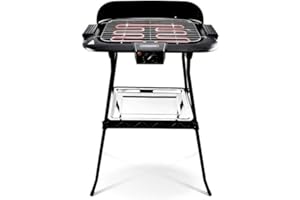Barbecue électrique Sur Pieds Avec Thermostat Réglable Xbbq36 Kitchencook