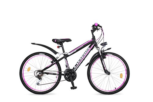26 ZOLL MTB MOUNTAINBIKE MÄDCHENFAHRRAD FEDERGABEL JUGENDFAHRRAD KINDER FAHRRAD KINDERFAHRRAD BIKE RAD ESCAPE PINK
