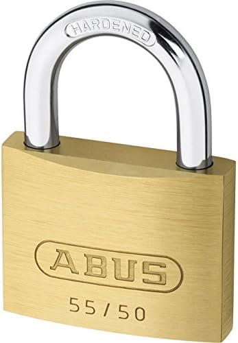 Precise Engineered Abus 50mm 55 Series Basic Brass Padlock Keyed Alike To Suite 5501 [Pack of 1] - w/3yr Rescu3® Warranty