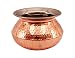 Indian Art VIlla 3.5" X 4.5" X 3.0" Handmade Vintage Style Copper Punjabi Serving Handi Capacity 625 ML High Quality For Use Restaurant Ware Hotel Ware Home Gift Item No.2 RS.785.00