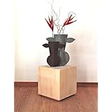 elchling® Vase zweifarbig grau/braun