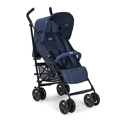 Chicco BUGGY LONDON UP avec arc sécurité pliable incl. habillage pluie, panier 0064=BLUE PASSION