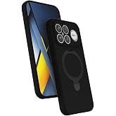 Xiaomi Poco F8 Ultra Kılıf M-safe Şarj &Ouml;zellikli Standlı Samara Kapak (SİYAH)