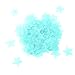 Yingwei 100pcs Glow In The Dark Plastic Stars Stickers Baby Kids Ceiling Wall Room (Blue)