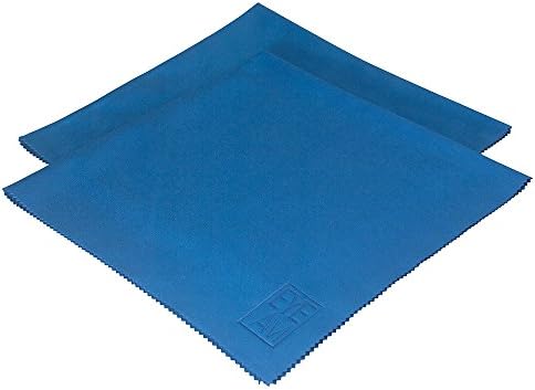 Premium Quality Blue Microfibre Cloths for Cleaning Spectacles Microfibre Cleaning Cloth for Glasses/Optical Cleaning Cloth, Dust Cloth, Extra Large 40 X 40 Cm/with also suitable for home use