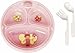 Playshoes Food Warmer Stay Warm Plate Bowl and Cutlery Set with Suction Base for Babies (Pink)