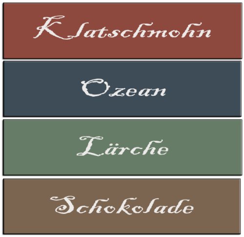 Quick Kreidefarbe Classic für Shabby Chic und Landhaus Stil Antiklook Möbelfarbe Farbe (Schnee 1 Liter) - 6