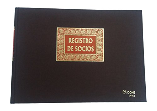 Dohe 9914 - Libro Registro  registro de socios  folio apaisado
