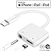 Price comparison product image Headphone Adapter for iPhone XS Adaptor 3.5mm Jack Earphone Splitter Dongle AUX Audio Music&Charger Adaptor Connector Cable Compatible for iPhone 7/7Plus 8/8Plus XR X XS MAX Support iOS 12 System