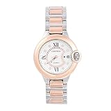 Frauen kleiden Uhr, Filfeel Mode Armband Uhren Luxus Strass elektrische Damen(Silver+Rose Gold)