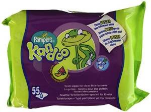Premium Essential Pampers Kandoo Refill Pack Melon 55 Wipes (Pack of 4 Total 220 wipes)
