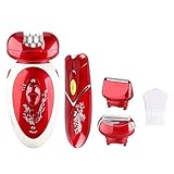 Accesorios: Epilator, removedor refinado del pelo, cabeza de la afeitadora, lámina de Ttimmer, cepillo de limpieza, cargador, instrucciones, bolso del almacenaje