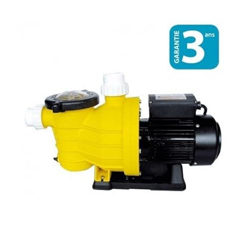 pompe piscine jaune