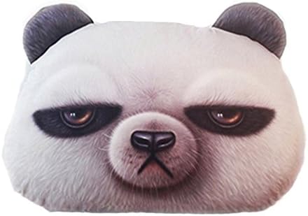 Majiaxu Driver Headrest 3D Cartoon Animal Cute Soft Pillow Pet Dog/Cat/Panda/Rabbit/Bear Plush Doll Toy Home sofa Decoration Neck Hold Plush pillow