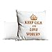 Produktbild Orange Keep Calm und Love Woburn (weiß Scatter Kissen 735