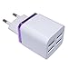 HI-SPEED Smart Wall Charger 4 USB ( 2.1 A / 1.0A ) Adaptor for Apple / Android / windows series Mobile phones, Tablets, MP3 Players-MM-CH-038-Pearly White RS.239.00