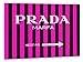 Produktbild Kuader Prada Marfa Gossip Girl Schwarz Und Pink Prada Bild Druck Auf Leinwand Für Den Innenausbau Pro5, 50x70 cm