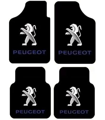 4 stks aangepaste lederen auto vloermatten voor Peugeot 108 2014-2024 alle weersomstandigheden voorste rij auto tapijt waterdichte bescherming,A