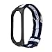 Produktbild Armband Für Xiaomi Mi Band 3 Band, MuSheng Ultradünne Nylon Metall Rahmen Handgelenk Sport Band Ersatz Fitness Luxus Armband Strap für Xiaomi Mi Band 3 Smart Watch (Schwarz)
