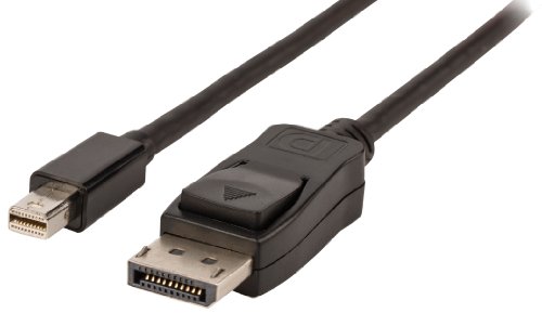 Valueline VLCP37400B10 Mini DisplayPort (Mini DisplayPort Stecker auf DisplayPort Stecker, 1m) schwarz