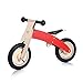 Produktbild Laufrad Kinderlaufrad Kinder Fahrrad Lauflernrad Lernlaufrad Balance Bike Laufen aus Holz Chopper 10 Zoll in Rot von BABY VIVO