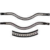 HKM Stirnband -Penelope-, schwarz, Warmblut