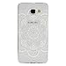 Produktbild Samsung Galaxy A3 (2016) A310 Hülle, Galaxy A3 (2016) A310 Case 2016, Greetrass Weichem Silikon Transparent TPU Bumper Case Ultra Dünne Schutzhülle für Samsung Galaxy A3(2016,SM-A310F) Handyhülle Handy Tasche Back Cover Rückseite Etui Schutz Schale Weiße Blumen Muster