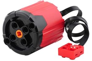 SPARKLEIOT Motore XL con funzioni di alimentazione MOC Red Burst migliorate Compatibile con 8882 Building Blocks Macchinari Elettrici Gruppo di potenza ad alta velocità