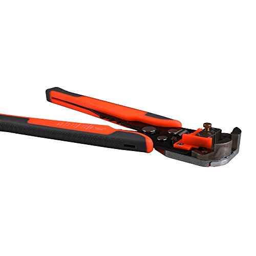 Kuman Industrial Tools 8-Inch Self-Adjusting Automatic Wire and Cable Stripper Cutters Crimper Stranded Wire Cutting for Industry P8100 - 7