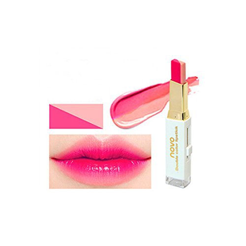 VWH Doppelfarben langlebige Matte Lipgloss Lippenstift Kosmetik