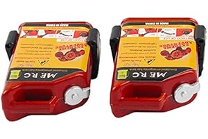 Niniang 2 Pz 1/10 Scala Rc Crawler Accessorio Mini Serbatoio Carburante per D90 Axial Wraith Scx10 (Rosso)