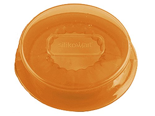Silikomart 195160 Capflex Deckel, Silikon, L, 8,0 x 8,0 x 3 cm, orange