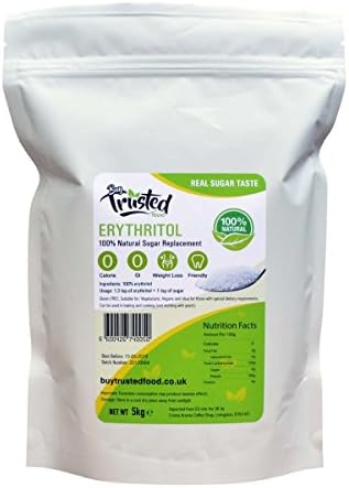 BTF Erythritol 5kg - ZERO Calorie 100% Natural Sugar Replacement