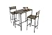Produktbild Kit Closet Coimbra - Set Tisch + 2 Barhocker