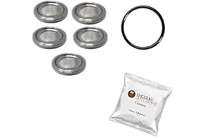 EMOZIONI QUOTIDIANE Original Frog Ersatzteil-Set, 5 x Duschfilter - 5 x Oring Viton hohe Temperatur + 5 x tägliche Emotionen