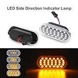 Hervorragende Optik, jede dynamische Seitenblinker-Repeater-Leuchte verfügt über 33 hochwertige 2835 SMD-LED-Chips für zusätzliche Helligkeit. Geeignet für : Ford C-Max 2007.02~, Ford Fiesta 2001.11~, Ford Focus MK2 2004.11~2007.03, Ford Fusion 2002.08~, Ford Galaxy 1995.03~2000.04; Skoda Octavia 1U 1996-2010, Skoda Citigo. OEM# 14805294, OEM# 4M5A13K309AA.