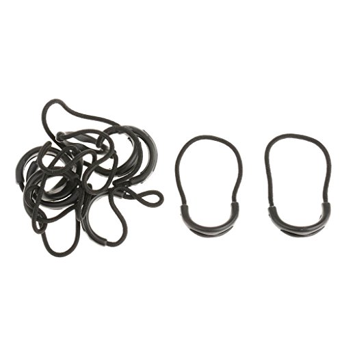 10er/set Reißverschlußanhänger, Zipper, Reißverschluß Verlängerung Anhänger, Praktisch und Robust für Rücksack, Jacke usw. Farbe Auswählbar – Schwarz - 4