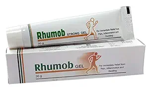 REMEMBER INDIA AYURVEDIC RHUMOB - Ayurvedic Gel For Striking Pain Relief - 30 gm (Pack of 4)