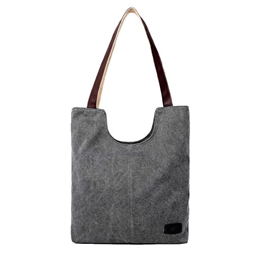 Butterme Frauen Damen lässige Vintage Leinwand Tagesgeldbeutel Top Handle Umhängetasche Tasche Shopper Handtasche