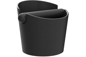 Cecotec Contenedor de Posos de Café de 1,2L Baristeo Throw&Away Large. Compacto, Dimensiones: 15x13x15cm, Diseño Ergonómico, Material ABS, Barra de Golpeo Metálica con Goma, Base Antideslizante