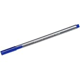 Staedtler 3343 Triplus Fineliner Felt Pen, 0.3 mm Tip, Water Based Ink, Blue