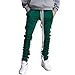 Produktbild Beginfu Herren Stripe Hip-Hop-Straßentanzhose Pocket Overalls Casual Pocket Sport Casual Trouser Pants Sporthosen Haremshosen Lässige Fitnesshose Outdoor Baggy Joggings Elastische Sweatpants