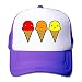 Produktbild Ice-Cream Cartoon Mesh Trucker Caps/Hats Adjustable for Unisex Black