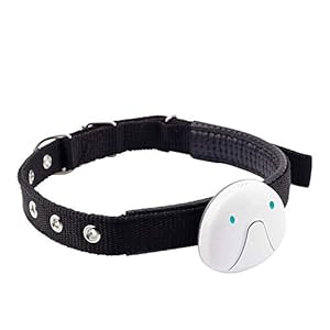 Sunzit Rastreador GPS para Mascotas, Perros Dispositivo de Seguimiento WiFi GPS para Mascotas, localizador GPS para Perros GPS Collar (No para Gatos) – Blanco