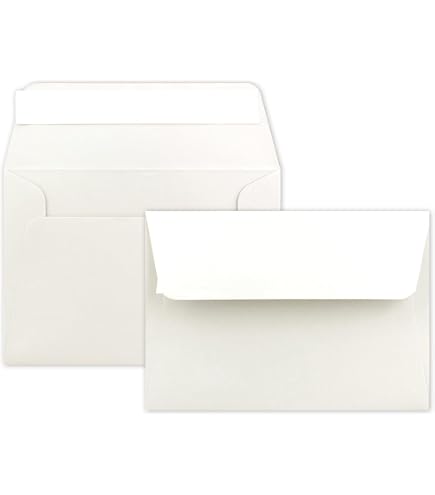 Briefumschläge DIN B6 Altweiß Mit Seidenfutter – 125x176 Mm, 100 Stück, 100 G/m², Nassklebung, Von GUSTAV NEUSER