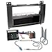 Produktbild Mercedes A-Klasse C/W169 04-12 1-DIN Autoradio Einbauset in original Plug&Play Qualität mit Antennenadapter Radioanschlusskabel Zubehör und Radioblende Einbaurahmen schwarz