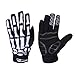 Produktbild Fahrrad Skelett Muster Voll Finger warmen Radsport Handschuhe schwarz + weiß, Schwarz und Weiß, M