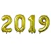 Produktbild TianranRT 2019 Anzahl Folie Luftballons 2019 Abschluss Dekorationen Neu Jahr Festival (Gold)