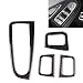 Produktbild LISHUANG 4 STÜCKE Auto Carbon Türheber Fensterheberknopf Dekorative Aufkleber for Mercedes-Benz Aufkleber